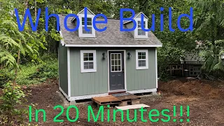20 Minute Dream House! - DIY Timelapse Tiny House Build