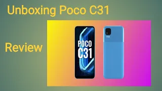 Unboxing Poco C31 and Review