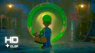 The Super Mario Bros. Movie (2023) - Warp Pipe Portal to Mushroom Kingdom scene | HD Movie Clip