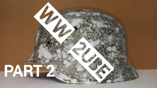 German M35 helmet restoration tutorial. Part 2 - shell repair