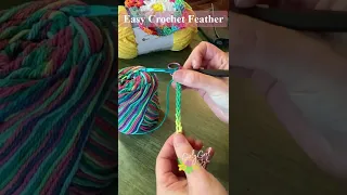 How To make an easy Boho Crochet Feather