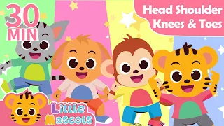 Head Shoulder Knees & Toes + Hands In The Air + More Little Mascots Nursery Rhymes & Kids Songs