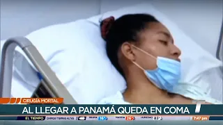 Joven panameña casi pierde la vida tras una cirugía estética en Colombia