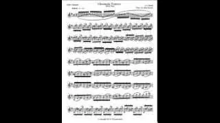 Bach Chromatic Fantasy for solo Clarinet