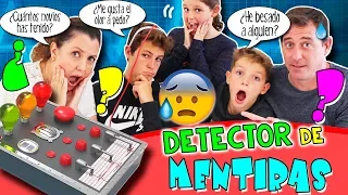 🤥¡¡Reto del DETECTOR DE MENTIRAS!! CHALLENGE de Preguntas INCÓMODAS con la MAQUINA de la VERDAD 😳