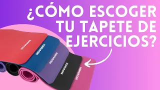 Cómo escoger tu tapete de ejercicios