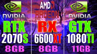 GTX 1080 Ti vs RX 6600 XT vs RTX 2070 SUPER || PC GAMES TEST ||