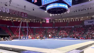 Bryan Perla Floor - at NCAA Championships 220416