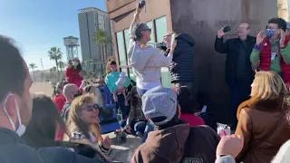 Bailando con Carlos y Charo de la Gaviota Viajera