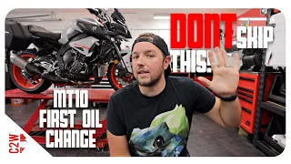 FIRST oil change on my MT-10! DON'T SKIP THIS!!