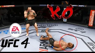 EA Sports UFC 4 - All Knockouts and submissions! Season 1 Compilation - Top KO's 2022