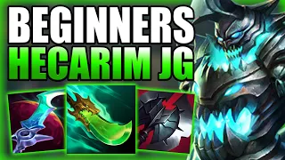 HOW TO PLAY HECARIM JUNGLE & EASILY CARRY GAMES FOR BEGINNERS! - Gameplay Guide League of Legends