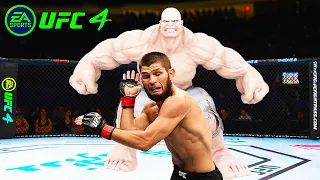 UFC4 Khabib Nurmagomedov vs White Hulk EA Sports UFC 4