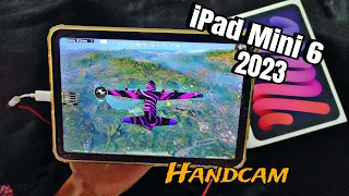 iPad mini 6 2024 BGMI Test | IPAD MINI 6 BGMI HANDCAM GAMEPLAY | Gyro Test | should you buy?🧐