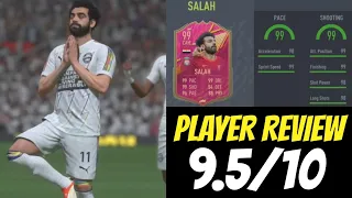 MO SALAH (99) PREMIUM FUTTIES ! PLAYER REVIEW | FIFA 22 ULTIMATE TEAM