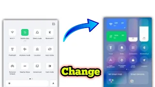 How To Change Control Center In Oppo | Miui 12 Control Center