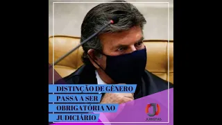 Distinção de gênero passa a ser obrigatória no Judiciário