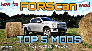 Top forscan mods ford f150