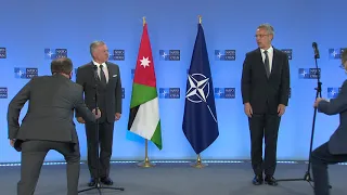 NATO Secretary General hails long-standing partnership with Jordan and welcomes King Abdullah II