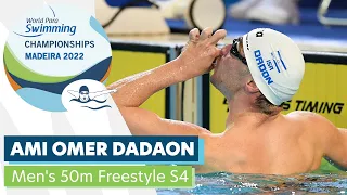 🇮🇱 Dadaon is just too fast and breaks the WR! | Men's 50m Freestyle S4 - Final | Paralympic Games