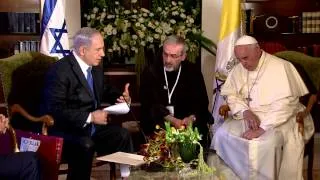 PM Netanyahu and Pope Francis' meeting at Notre Dame