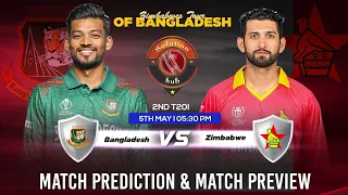 Bangladesh vs Zimbabwe 2024 2nd T20 Match Prediction | BAN vs ZIM