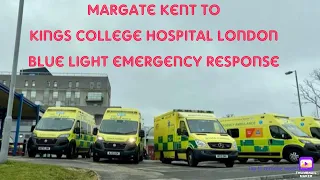 Ambulance 999 emergency PoV transfer to London @MercedesBenz