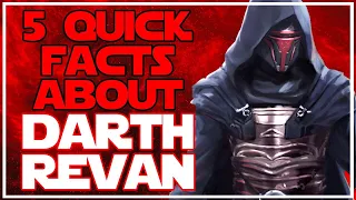 5 Quick Legends FACTS about DARTH REVAN | Star Wars Legends Explained | #Shorts