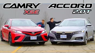 2019 Toyota Camry XSE vs Honda Accord 2.0 Touring // Battle For Best Mid-Size Sedan