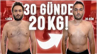 30 GÜNDE 20 KİLO VERDİM!