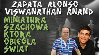 SZACHOWA MINIATURA, która obiegła ŚWIAT || ZAPATA Alonso - VISWANATHAN Anand 1988 || Obrona rosyjska