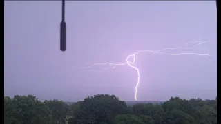Upward Lightning from Cell Tower | 6/14/2022