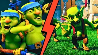 SPEAR GOBLINS vs GOBLINS | Who is BETTER!? | 4K Card Battle in #clashroyale