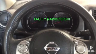 Como cambiar hora en tu versa o cualquier Nissan versión Advance, Fácil y Rapido