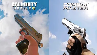 Call of Duty Mobile vs. Combat Master - Weapon Comparison