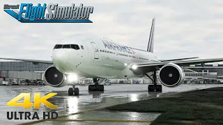 4K MAXIMUM GRAPHICS: See a Boeing 777 Takeoff From Paris Airport in Flight Simulator 2023!