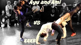 B-girl Final. KAKB (Miju and Yasmin) vs. Ayu and Ami. BOTY Qualifier