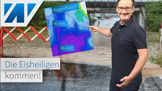 Unwetter und Regenfluten: Der Mai stürzt ab! Die Eisheiligen kommen. Sogar wieder Alpenschnee!