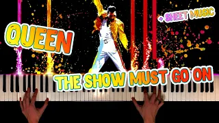 Queen - The Show Must Go On | Virtual Piano Cover + Sheet Music