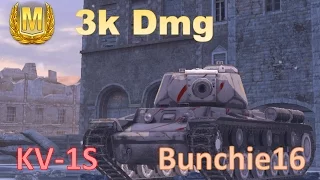 WoT Blitz - KV-1S ACE 3k dmg (bunchie16)