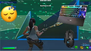 Steelseries Apex Pro TKL  ASMR Chill🤩 Piece Control 1v1🏆Satisfying Keyboard Fortnite