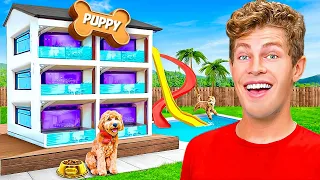 I BUILT A $100,000 DREAM DOG HOUSE!!