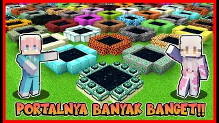 ATUN & MOMON MENEMUKAN BERMACAM2 PORTAL YANG ANEH !! Feat @sapipurba Minecraft