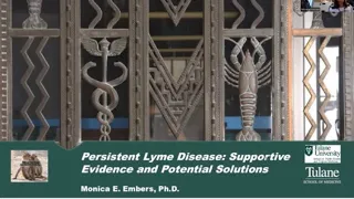 Dr Monica Embers   Lyme Persistence