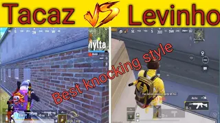 TACAZ VS LEVINHO | 🔥 World best PRO PUBG PLAYER Knocking Style | SOLO VS SQUAD GAMEPLAY | PUBG