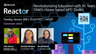 Revolutionizing Education with AI: Team TAWI's Home-based APD Toolkit