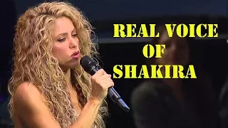 Real voice of Shakira