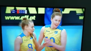 Volleyball European qualification (women) Sweden - Portugal