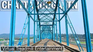 Downtown Chattanooga, TN Walking Tour - Virtual 4k City Walks and Treadmill Tour