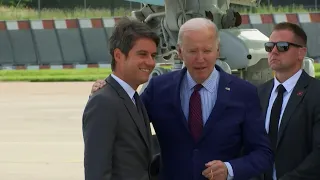 President Biden arrives in France to take part in D-Day commemorations | AFP